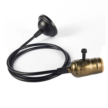 E27 110V/220V Lamp Screw Socket Base Retro Edison Lamp Base Holder Pendant Bulb Light With Switch cord
E27 110V/220V Lamp Screw Socket Base Retro Edison Lamp Base Holder Pendant Bulb Light With Switch cord