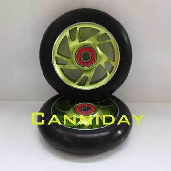 Freeshipping Colorful Aluminium Metal Freestyle Stunt Scooter Wheels Black PU Green Aluminum Scooter needs 2 Wheel 100 mm 88A
Freeshipping Colorful Aluminium Metal Freestyle Stunt Scooter Wheels Black PU Green Aluminum Scooter needs 2 Wheel 100 mm 88A