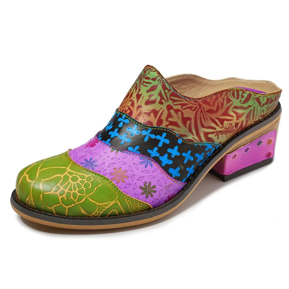 Johnature 2019 New Leisure Summer Handmade Genuine Leather Flower Hand-painted Multicolor Outside Women Slippers Sandals Slides
Johnature 2019 New Leisure Summer Handmade Genuine Leather Flower Hand-painted Multicolor Outside Women Slippers Sandals Slides