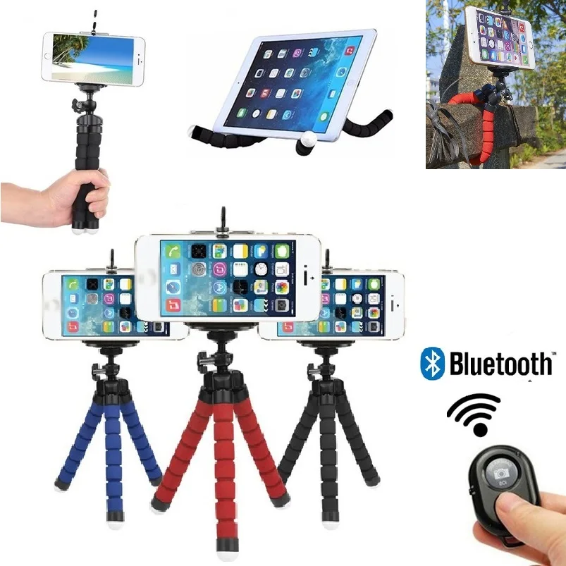 Universal Wireless Bluetooth Tripod Stand Remote Flexible Octopus Phone Camera Selfie Stick Tripod Mount Octopus Bracket
Universal Wireless Bluetooth Tripod Stand Remote Flexible Octopus Phone Camera Selfie Stick Tripod Mount Octopus Bracket