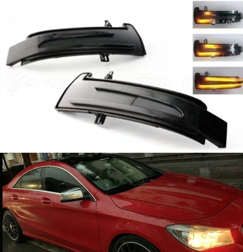 Smoked For Benz A B C E S CLA GLA CLS Class W176 W246 W204 W212 C117 X156 Side Mirror Indicator Dynamic Turn Signal LED Light
Smoked For Benz A B C E S CLA GLA CLS Class W176 W246 W204 W212 C117 X156 Side Mirror Indicator Dynamic Turn Signal LED Light