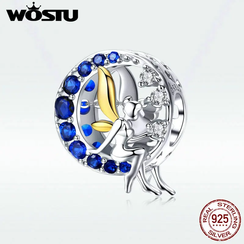 WOSTU Hot Sale Beads Authentic 925 Sterling Silver Original Blue Lunar Pixie CZ Beads For Bracelet& Bangle For Women BNC070
WOSTU Hot Sale Beads Authentic 925 Sterling Silver Original Blue Lunar Pixie CZ Beads For Bracelet& Bangle For Women BNC070