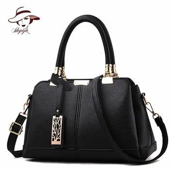 High Quality New Woman Handbags Vintage Black PU Leather Bags Female Shoulder Totes Crossbody Bags Girls Messenger Bag Bolsos
High Quality New Woman Handbags Vintage Black PU Leather Bags Female Shoulder Totes Crossbody Bags Girls Messenger Bag Bolsos