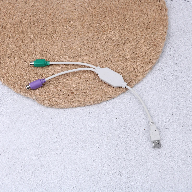 Male to Female Cable Adapter Converter Use USB to PS2 Cord Converter Adapter For Keyboard Mouse
Male to Female Cable Adapter Converter Use USB to PS2 Cord Converter Adapter For Keyboard Mouse