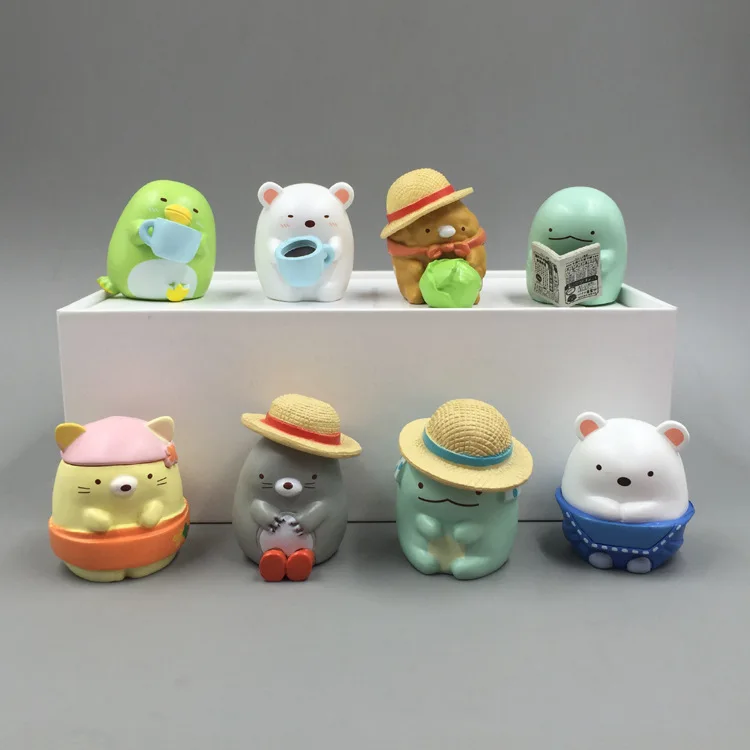 Japanese Original 8pcs Sumikko gurashi cute sweet masco tswhite bear penguine Tonkatsu figure Toys Christmas Decoration Gift
Japanese Original 8pcs Sumikko gurashi cute sweet masco tswhite bear penguine Tonkatsu figure Toys Christmas Decoration Gift