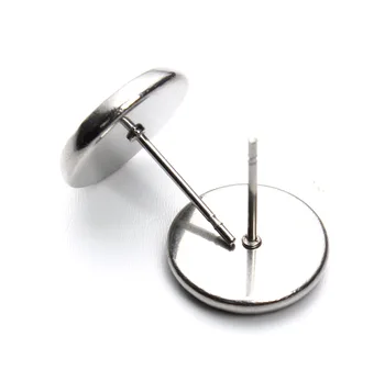 50pcs Stainless steel ear pin with flat bottom round pedestal needle for DIY jewelry making accessories
50pcs Stainless steel ear pin with flat bottom round pedestal needle for DIY jewelry making accessories
