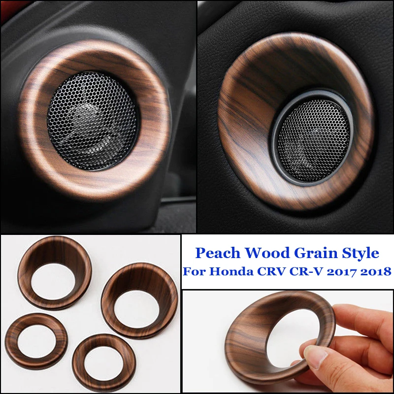 4PCS Peach Wood Grain Inner Door Speaker Cover Trim For Honda CRV/CR-V:2017-2018
4PCS Peach Wood Grain Inner Door Speaker Cover Trim For Honda CRV/CR-V:2017-2018