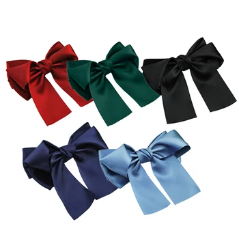 Hair Accessories Women Multicolor Satin Ribbon Bow Hair Clips Barrette Ponytail Holder
Hair Accessories Women Multicolor Satin Ribbon Bow Hair Clips Barrette Ponytail Holder