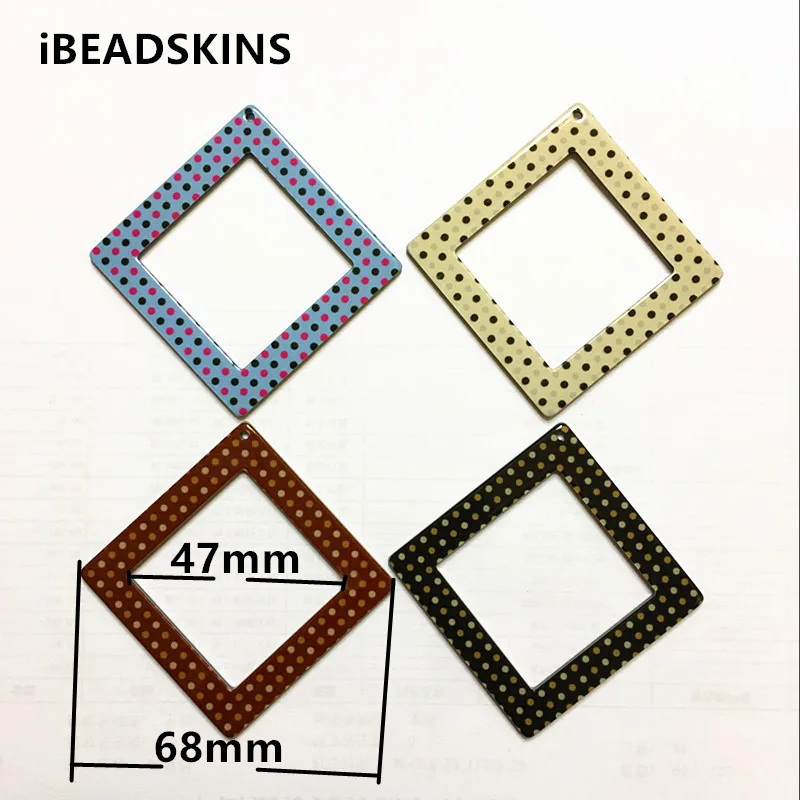 New arrival! 68mm 50pcs/lot acrylic square-shape print Dot charm beads for jewelry DIY Part (as shown)
New arrival! 68mm 50pcs/lot acrylic square-shape print Dot charm beads for jewelry DIY Part (as shown)