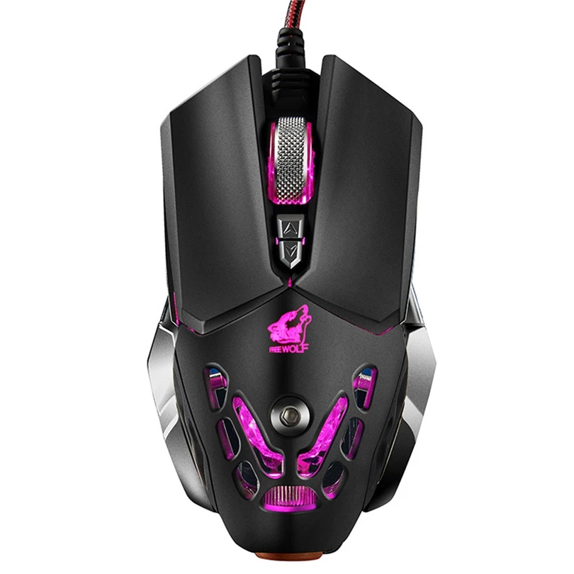 FREEWOLF USB Wired Gaming Mouse Mechanical Computer PC Mouse Mice 2400DPI 6 Buttons For MAC Windows Computer A20
FREEWOLF USB Wired Gaming Mouse Mechanical Computer PC Mouse Mice 2400DPI 6 Buttons For MAC Windows Computer A20