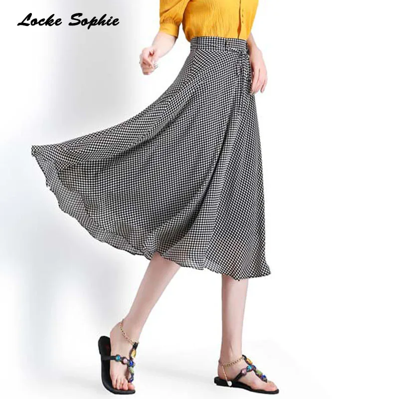 1pcs Hight waist skirts Womens A-line skirts 2019 Summer Chiffon Dot prints Splicing waist belt skirt Ladies Skinny skirts Girls
1pcs Hight waist skirts Womens A-line skirts 2019 Summer Chiffon Dot prints Splicing waist belt skirt Ladies Skinny skirts Girls