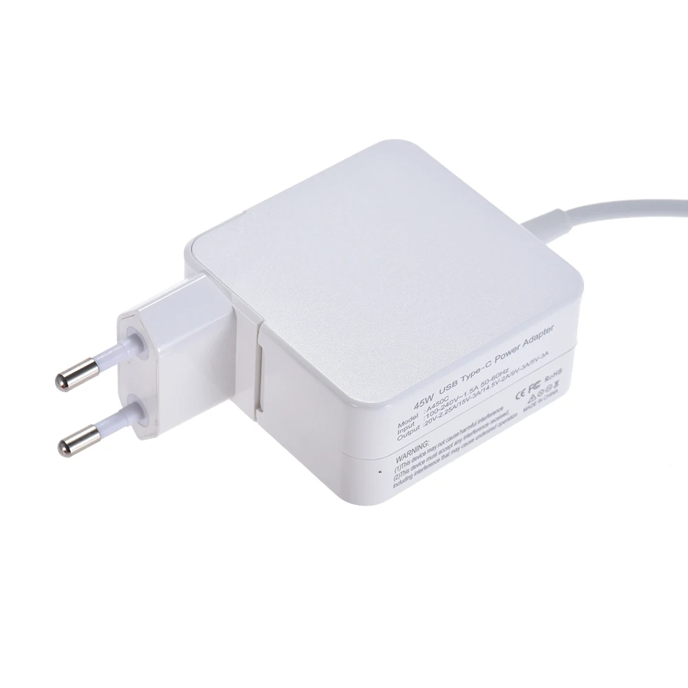 Power Adapter AC 100V-240V 1.5A 45W USB Type-C 20V 2.25A/15V 3A/14.5V 2A/9V 3A/5V 3A Compact Charger For MacBook/Xiaomi
Power Adapter AC 100V-240V 1.5A 45W USB Type-C 20V 2.25A/15V 3A/14.5V 2A/9V 3A/5V 3A Compact Charger For MacBook/Xiaomi