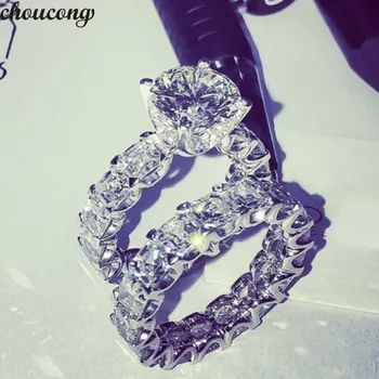 choucong Princess Wedding rings for women AAAAA Zircon Cz 925 Sterling silver Engagement Band Ring Bridal sets Vintage Jewelry
choucong Princess Wedding rings for women AAAAA Zircon Cz 925 Sterling silver Engagement Band Ring Bridal sets Vintage Jewelry