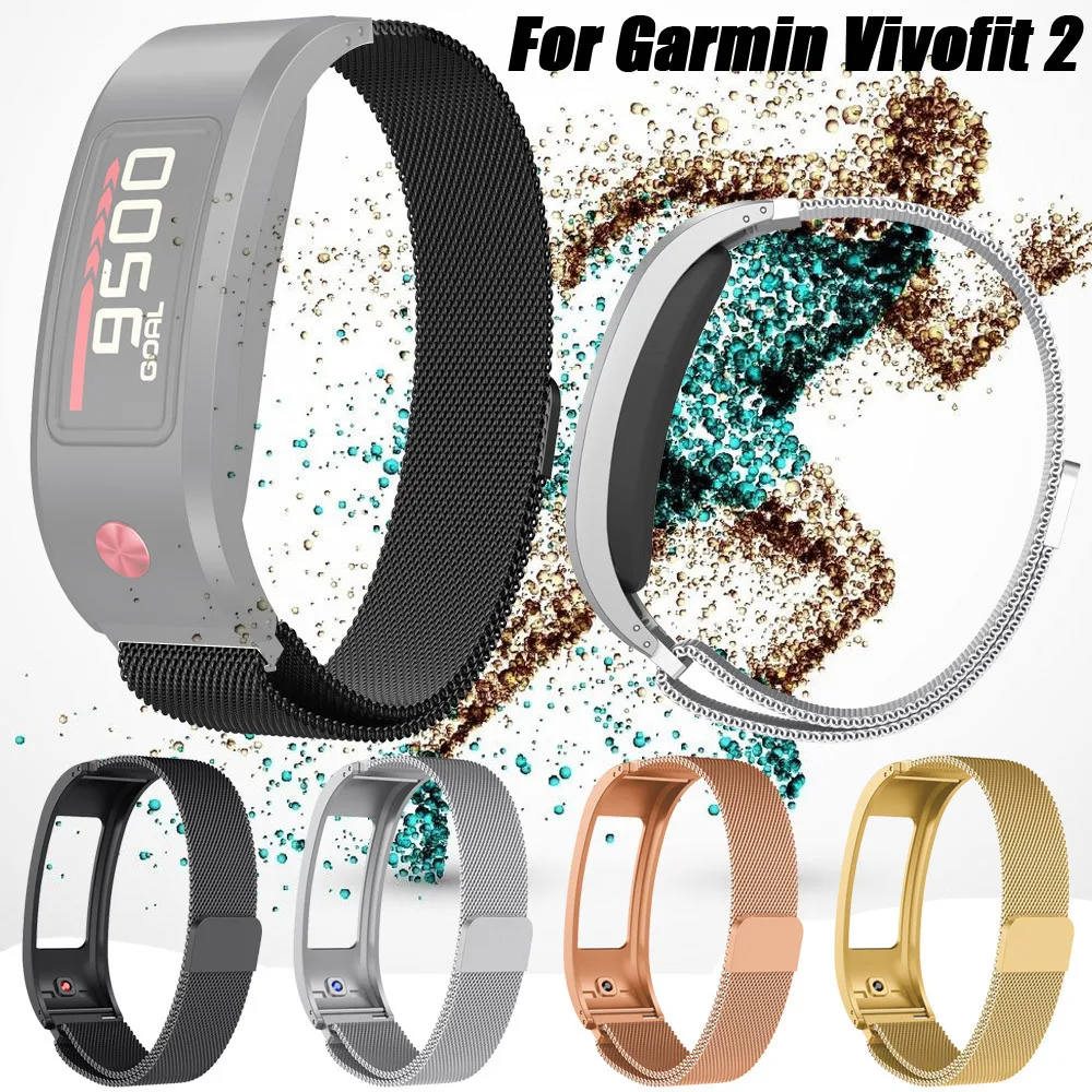Браслет для часов Garmin Vivofit 2 браслет из нержавеющей стали с магнитной петлей и