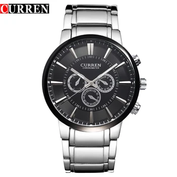 CURREN Mens Watches Brand Luxury Casual Military Quartz Sports Wristwatch Male Clock Fashion Casual Watch Relogio Masculino
CURREN Mens Watches Brand Luxury Casual Military Quartz Sports Wristwatch Male Clock Fashion Casual Watch Relogio Masculino