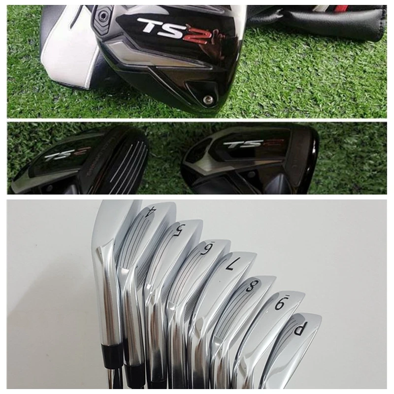 

TS2 + 718 Golf Complete Set 11Pcs Golf Clubs Driver + Fairway + 718 CB MB TMB AP1 AP2 AP3 Irons R/SR/S/X Graphite Steel Shaft