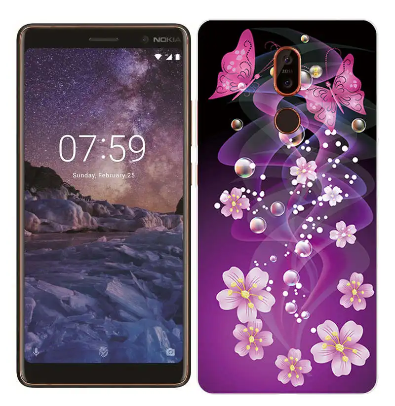 Arvin Case for Nokia 7 Plus Silicon Cover For Nokia 2.1 3.1 5.1 6.1 Transparent Fundas for Nokia X6 Soft TPU Nokia 3 5 6 7 8 Bag (4)