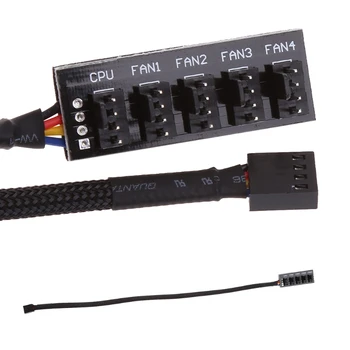 39.5cm 1 to 5 4-pins Molex TX4 PWM CPU Cooler / Case / Chasis Cooling Fan Power Cable Hub Splitter Adapter
39.5cm 1 to 5 4-pins Molex TX4 PWM CPU Cooler / Case / Chasis Cooling Fan Power Cable Hub Splitter Adapter