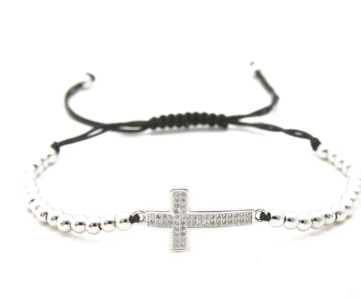 gold silver micro pave cz Cubic Zirconia rope adjusted Copper Beads Bracelet ghf5f cross Charm Braided Bangles
gold silver micro pave cz Cubic Zirconia rope adjusted Copper Beads Bracelet ghf5f cross Charm Braided Bangles