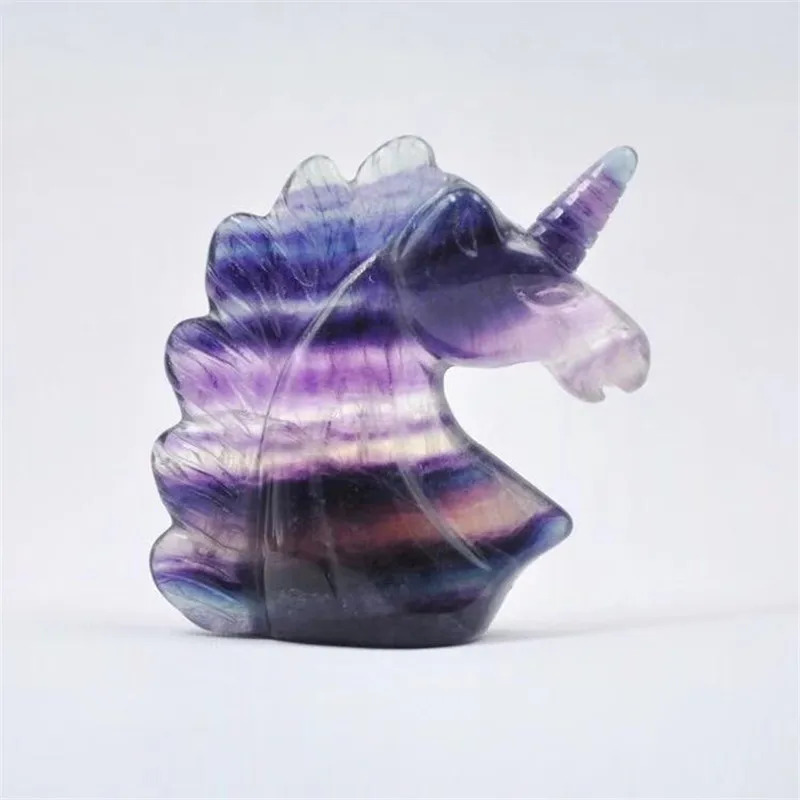 new arrival high quality Natural rainbow fluorite unicorn gem crystal animal fluorite crystal carving unicorn statue for gifts
new arrival high quality Natural rainbow fluorite unicorn gem crystal animal fluorite crystal carving unicorn statue for gifts