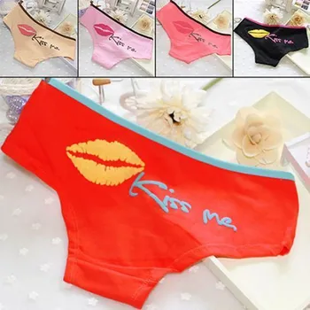 MINHIN Women Sexy Underwear Kiss Me Printed Cotton Briefs Underwear Lingerie Sexy Panties Girls Soft Knickers 10 Colors
MINHIN Women Sexy Underwear Kiss Me Printed Cotton Briefs Underwear Lingerie Sexy Panties Girls Soft Knickers 10 Colors