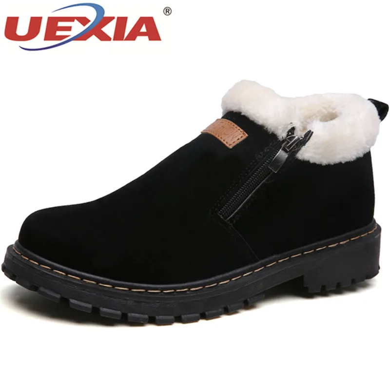 UEXIA Fashion Winter Shoes Man Warm Snow Boots Zapatos De Hombre Zippers Ankle Martin Boots Lace-up Casual Shoes Outdoor Flats
UEXIA Fashion Winter Shoes Man Warm Snow Boots Zapatos De Hombre Zippers Ankle Martin Boots Lace-up Casual Shoes Outdoor Flats
