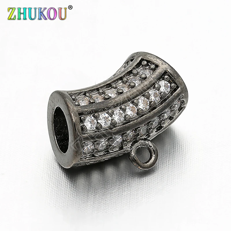 10*13mm Handmade Brass Cubic Zirconia Curved Tube Beads for DIY Jewelry Findings Making, Hole: 4mm, Model: VZ129
10*13mm Handmade Brass Cubic Zirconia Curved Tube Beads for DIY Jewelry Findings Making, Hole: 4mm, Model: VZ129