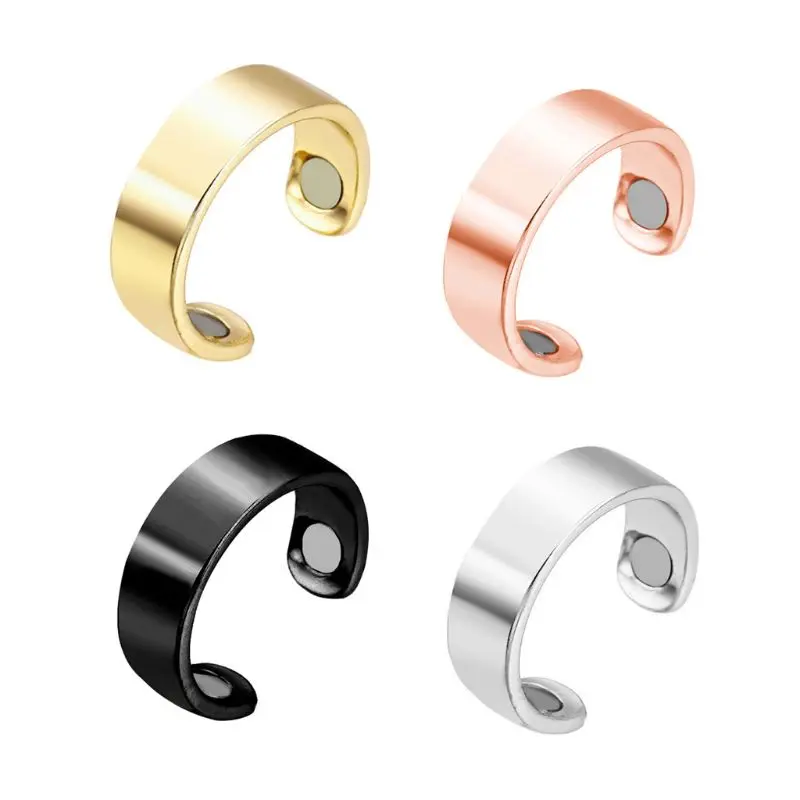 Fashion Rings Effective Magnetic Ring Therapy Care Black Finger Ring Black Titanium Steel Stainless Steel Ring for Men
Fashion Rings Effective Magnetic Ring Therapy Care Black Finger Ring Black Titanium Steel Stainless Steel Ring for Men