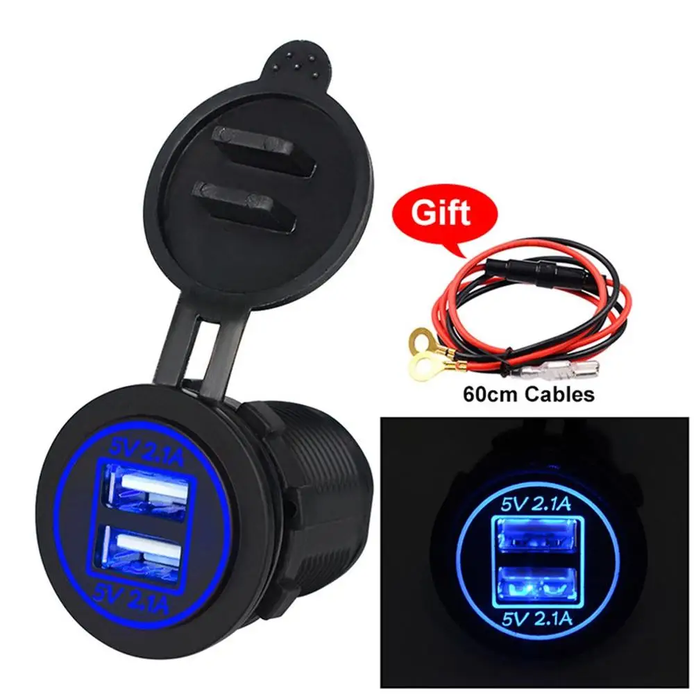 Universal Car Charger 4.2A USB Vehicle Phone Charger DC12V-24V Waterproof Dual USB Charger 2 Port Power Socket
Universal Car Charger 4.2A USB Vehicle Phone Charger DC12V-24V Waterproof Dual USB Charger 2 Port Power Socket