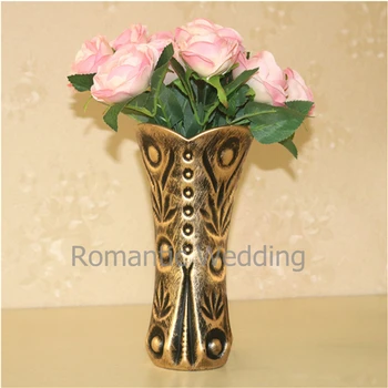 Free shipment 10PCS/lots clasical golden flower vases for Wedding decorations&event products&party decorations
Free shipment 10PCS/lots clasical golden flower vases for Wedding decorations&event products&party decorations