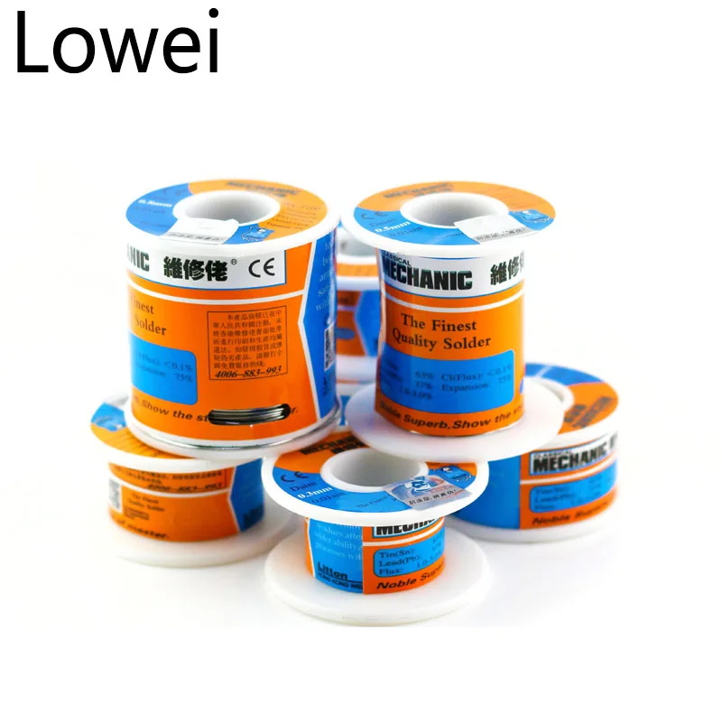 Lowei Solder Wire 0.2mm Welding Wire Free Clean Rosin Core High Brightness MCN Low Melting Point Soldering Tools
Lowei Solder Wire 0.2mm Welding Wire Free Clean Rosin Core High Brightness MCN Low Melting Point Soldering Tools