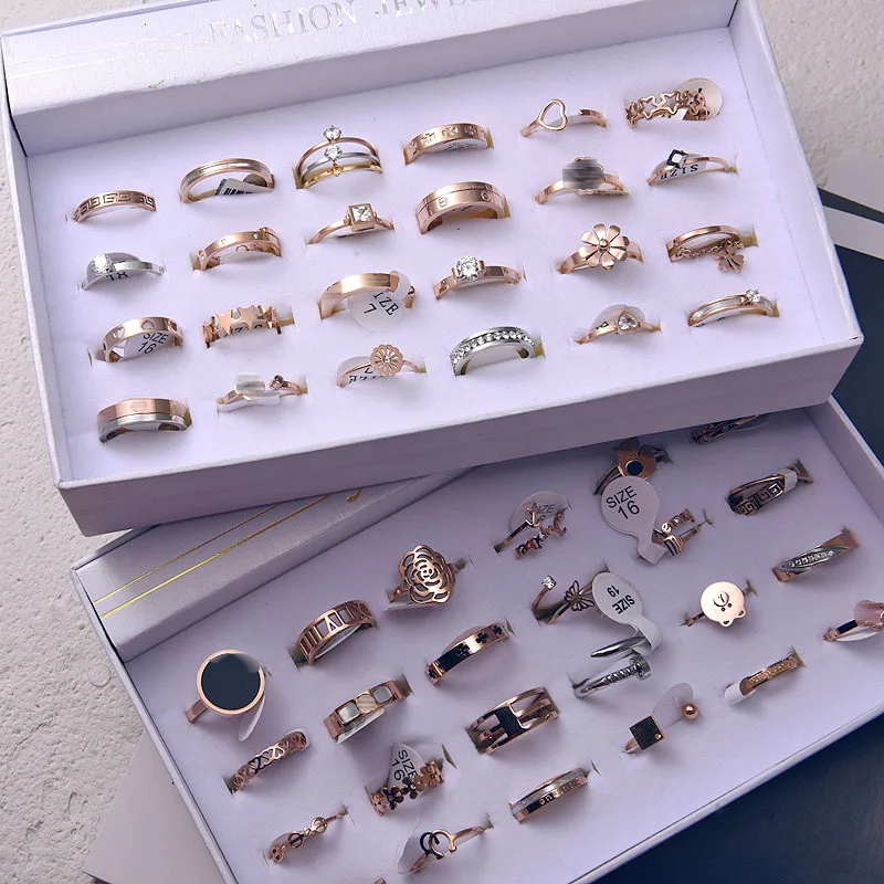 50 Pcs/lot fashion women new wholesale rings jewelry mix random style hot sale men ring jewelry wholesale 0708-54
50 Pcs/lot fashion women new wholesale rings jewelry mix random style hot sale men ring jewelry wholesale 0708-54