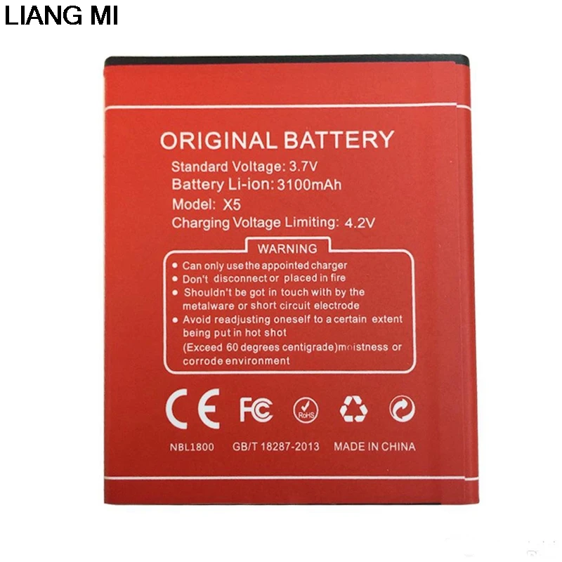 3100mAh For Doogee X5 Battery High Capacity Batterie Bateria Accumulator for Doogee X5 Pro with phone stander for gift
3100mAh For Doogee X5 Battery High Capacity Batterie Bateria Accumulator for Doogee X5 Pro with phone stander for gift