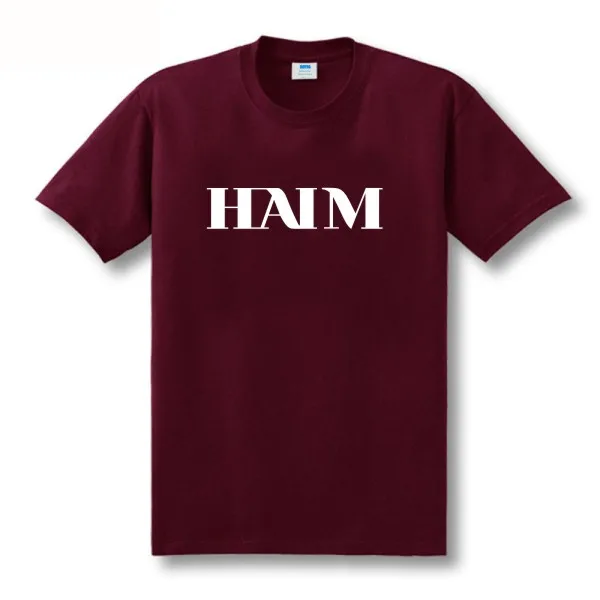 Футболка HAIM Мужская американская рок музыка LA CALIFORNIA BAND поп альбом MYCHAL|roupas masculina|t