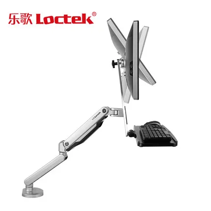 Desktop Aluminum Sit-stand Monitor+Keyboard Holder Gas Spring Arm Ergonomic Full Motion 10-30 inch LCD Monitor Mount Bracket W5A
Desktop Aluminum Sit-stand Monitor+Keyboard Holder Gas Spring Arm Ergonomic Full Motion 10-30 inch LCD Monitor Mount Bracket W5A