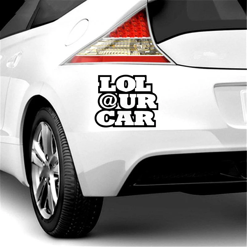 Lol @ ( At ) Ur Автомобильная наклейка Забавный автомобиль виниловая наклейка Jdm Racing Window Turbo виниловые декоративные наклейки
Lol @ ( At ) Ur Автомобильная наклейка Забавный автомобиль виниловая наклейка Jdm Racing Window Turbo виниловые декоративные наклейки