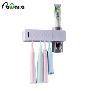 UV Electric Toothbrush Holder with Sterilization Function Bathroom Accessories Automatic Toothpaste Dispenser Sterilizer 
UV Electric Toothbrush Holder with Sterilization Function Bathroom Accessories Automatic Toothpaste Dispenser Sterilizer