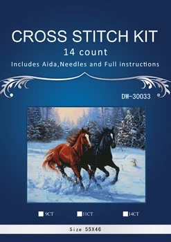 ONEROOM Running Animal DMC Crafts Sewing Snow Horse 14CT Counted Needlework Cross stitch Sets Embroidery kits Cross-Stitch 
ONEROOM Running Animal DMC Crafts Sewing Snow Horse 14CT Counted Needlework Cross stitch Sets Embroidery kits Cross-Stitch