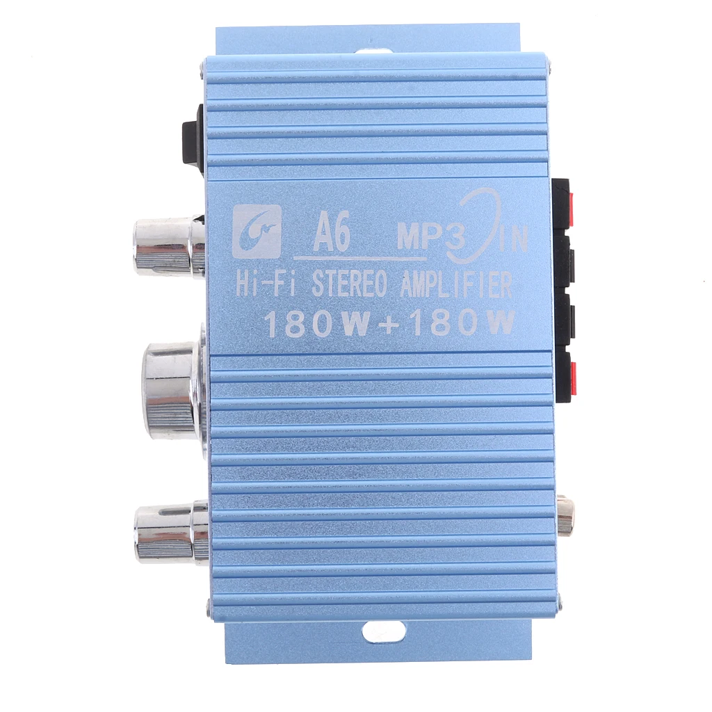 2 Channel Car Mini Amplifier 12V 180W+180W Hi-Fi Stereo Aux Speaker Amp Accessories Clear Sound 2 Channel Car Mini Amplifier 12V 180W+180W Hi-Fi Stereo Aux Speaker Amp Accessories Clear Sound