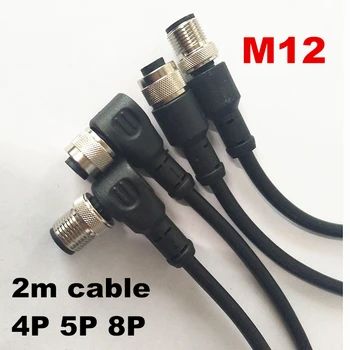 M12 Sensor Connector 2m Cable Waterproof plug Male&Female 4P 5P 8Pin +2m PVC line A Type angle & straight
M12 Sensor Connector 2m Cable Waterproof plug Male&Female 4P 5P 8Pin +2m PVC line A Type angle & straight