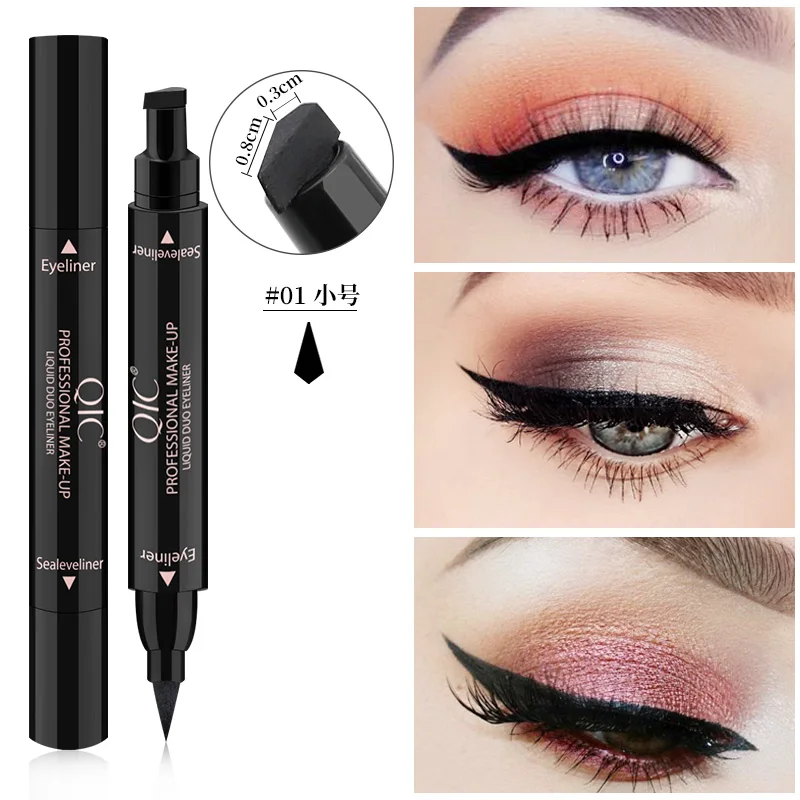 Black Liquid Eyeliner Stamp Marker Pencil Waterproof Stamp Double-ended Eye Liner Pen Cosmetic Eyliner
Black Liquid Eyeliner Stamp Marker Pencil Waterproof Stamp Double-ended Eye Liner Pen Cosmetic Eyliner