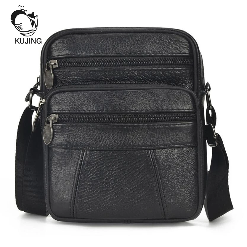 KUJING Leather Men's Bag Fashion Quality Leather Men's Shoulder Messenger Bag Hot Multi-pocket Men's Travel Casual Leather Bag
KUJING Leather Men's Bag Fashion Quality Leather Men's Shoulder Messenger Bag Hot Multi-pocket Men's Travel Casual Leather Bag