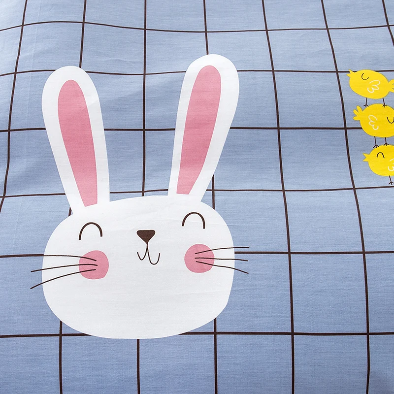 3-Pieces-Cute-Cartoon-Fitted-Sheet-Set-Lovely-Rabbit-Printed-Bed-Sheets-Single-Double-100%-Cotton-Bed-Sheet-with-Elastic-Band-3