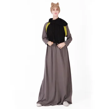 2019 New Fashion Patchwork Muslim Robes Syari Dubai Fashion Female Full Length Ruffles Abaya Muslim Dress Robes with Belt M-XXL
2019 New Fashion Patchwork Muslim Robes Syari Dubai Fashion Female Full Length Ruffles Abaya Muslim Dress Robes with Belt M-XXL