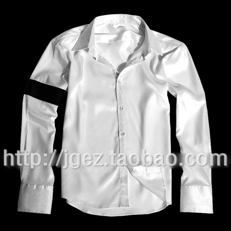 MJ Michael Jackson Black and White Dangerous Red Shirt for Show MJ Michael Jackson Black and White Dangerous Red Shirt for Show