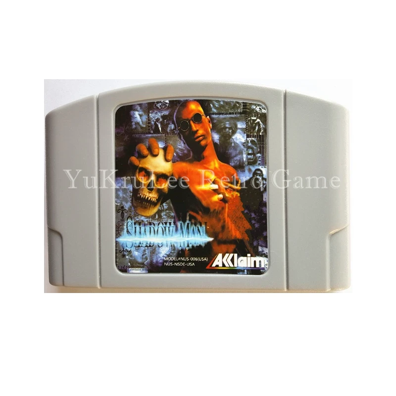 Shadow Man Video Game Cartridge Card for 64 Bit Family Game Console US NTSC Version English Languae N83
Shadow Man Video Game Cartridge Card for 64 Bit Family Game Console US NTSC Version English Languae N83