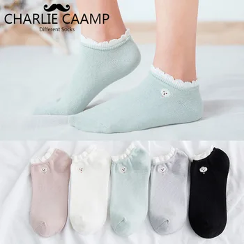 5Pieces/lot Spring Summer New Women Socks Cotton Cute Cartoon Animal Embroidery Lace Ladies Boat Socks Fashion Short Socks S223
5Pieces/lot Spring Summer New Women Socks Cotton Cute Cartoon Animal Embroidery Lace Ladies Boat Socks Fashion Short Socks S223