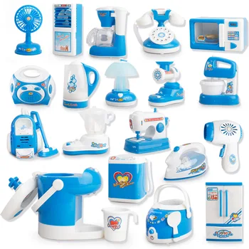 Kids' gifts Blue electric Household Appliances Toaster Vacuum Cleaner Cooker playhouse educational Pretend Play Kitchen Toys
Kids' gifts Blue electric Household Appliances Toaster Vacuum Cleaner Cooker playhouse educational Pretend Play Kitchen Toys
