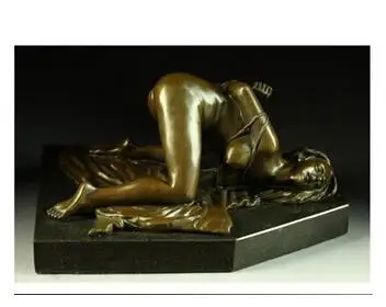 Art Bronze home decoration Western Sexy Slave Nude Girl Bronze Sculpture Sexually active Bundled Woman Statue Figurine Hot Cast
Art Bronze home decoration Western Sexy Slave Nude Girl Bronze Sculpture Sexually active Bundled Woman Statue Figurine Hot Cast