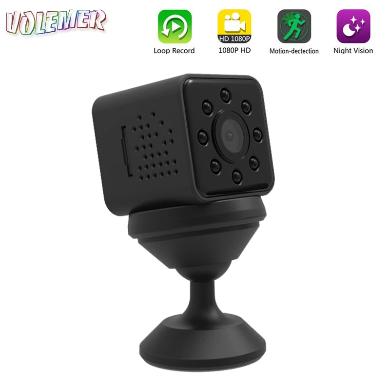 Volemer Mini Camera 1080P Infrared Night Vision Wifi Network Camera Portable Motion Detection Waterproof HD DV DVR Micro Camera 
Volemer Mini Camera 1080P Infrared Night Vision Wifi Network Camera Portable Motion Detection Waterproof HD DV DVR Micro Camera